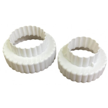 Вырубки для пряника Круги волнистые, 3шт