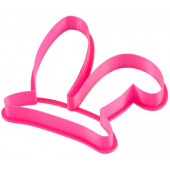 Вырубка для пряника Уши зайца 2 пластик 11см