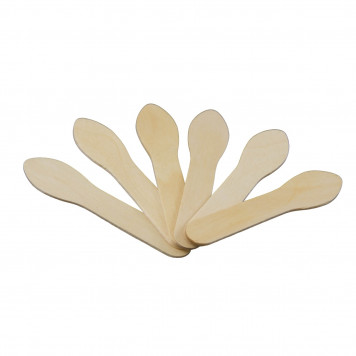 Ложечки деревянные для мороженого 75*17мм, 50шт