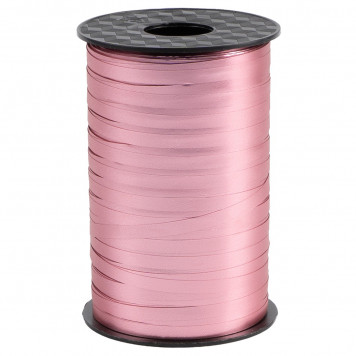 Лента Полипропилен (бобина) металлизированная 0,5см*250ярд Розовый 1/5 1/60