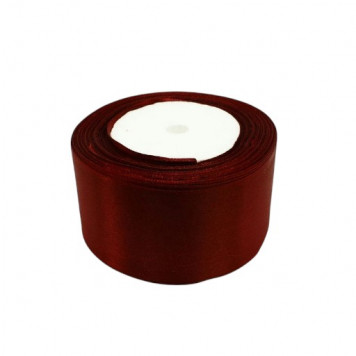 Лента Атласная Сатин 5см*25ярд Винный 1/4 1/160