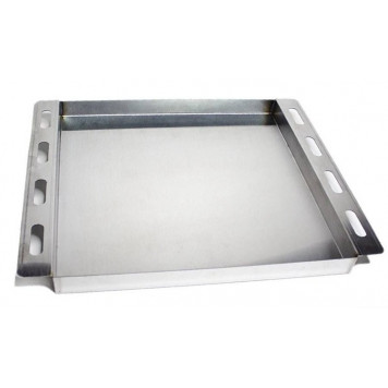 Противень для духовки с направляющей 42*37*3см, нерж.сталь 1,0мм