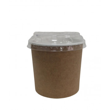 Креманка бумажн с крышкой 400мл