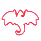 Вырубка для пряника Дракон 2 пластик 9см