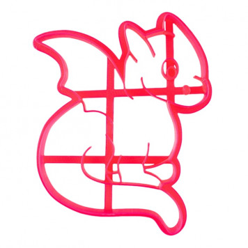 Вырубка для пряника Дракон 4 пластик 11см