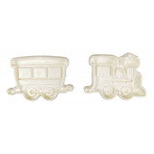 Молд пластиковый Паровозик, 2шт