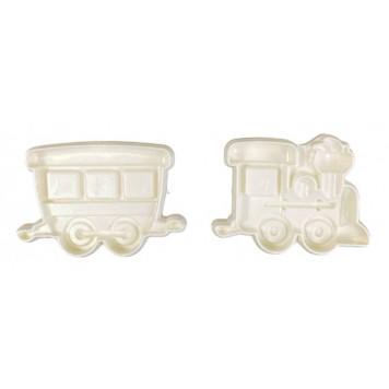 Молд пластиковый Паровозик, 2шт