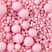 Посыпки рисовые матовые Розовый, 100г