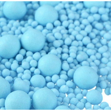 Посыпки рисовые матовые Голубой, 100г