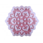 Силиконовая форма №233 Снежинка №4 (19см)