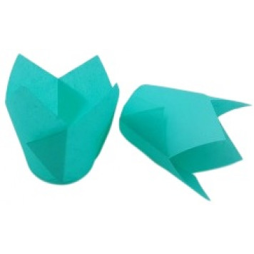 Тюльпан аквамарин 50*80мм, 25шт