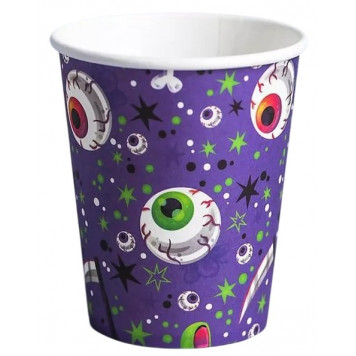 Стакан бумажный «Глаза», набор 6 шт.