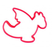 Вырубка для пряника Дракон 1 пластик 10см