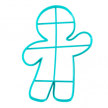 Вырубка для торта Пряня пластик 22*16см