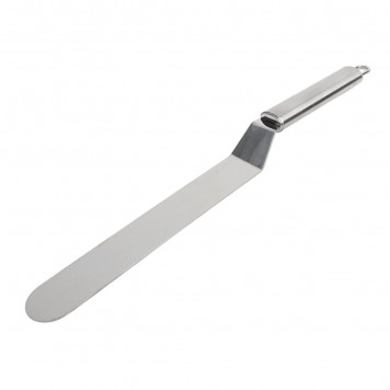 Лопатка кондитерская (палетта) изогнутая, 20см (мет. руч.)