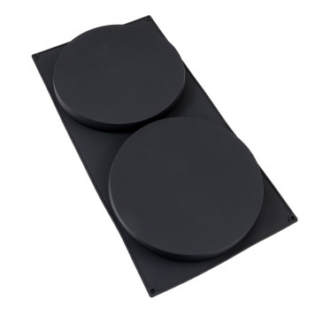 Форма силиконовая Круг 2 ячейки d 20см высота 2 см ЦНП