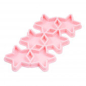 Форма силиконовая для леденцов и шоколада Звездочки 6 ячее