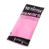 Бумага тишью Розовая-вишня 50*66см, 10листов НЦ