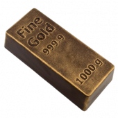 Форма пластиковая Золотой слиток