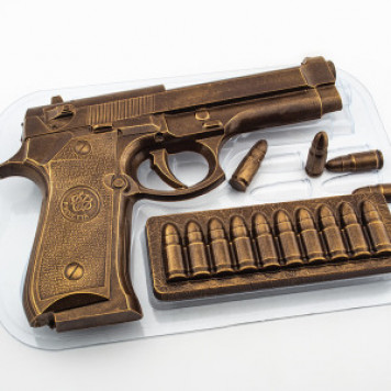 Форма для шоколада Беретта зеркальная