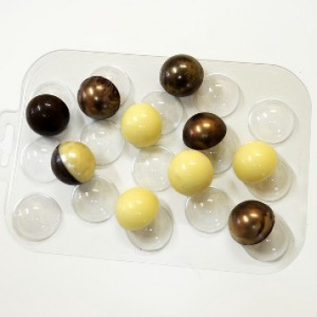 Форма для шоколада Конфеты сферы 30мм
