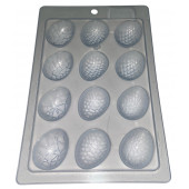 Форма пластиковая Яйца фэнтези 40мм, 12 ячеек