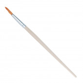 Кисть синтетика круглая № 6 ручка дерево