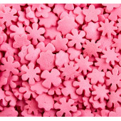 Посыпка Полевые цветы розовые, 50г