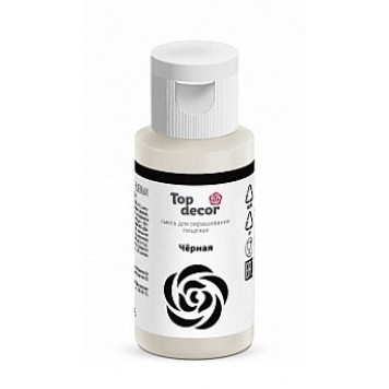 Краситель Топ декор Черная, 30г