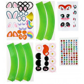 Пасхальный набор для украшения яиц на подложке «Зверята», 13 х 10 см