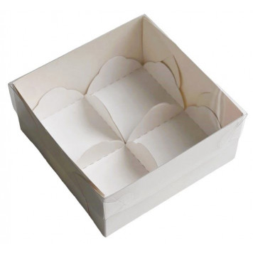 Коробка 4 моти 12*12*5 белая