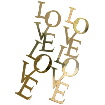Набор топперов Love золотые зн59
