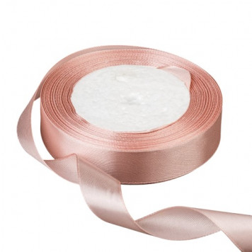 Лента атласная Нежная карамельная (41) 20мм, 25 метров