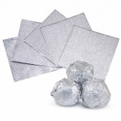 Обертка для конфет Серебро 8*8см, 100шт