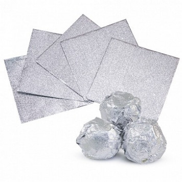 Обертка для конфет Серебро 8*8см, 100шт