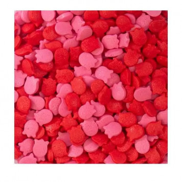 Посыпка Тюльпаны красно-розовые, 50г