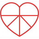 Вырубка Сердце №7, 14см