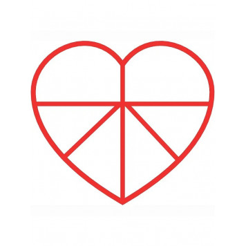 Вырубка Сердце №7 (20см)