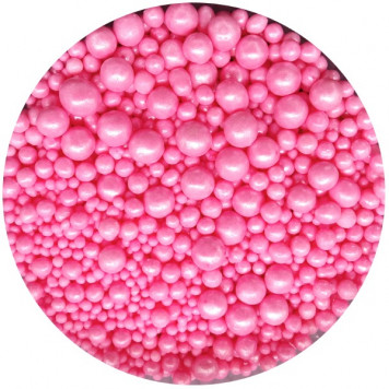 Посыпка Драже сахарное Бисер розовый, 50г