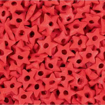 Посыпки Звезды красные большие, 50г