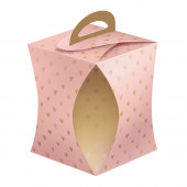 Коробка для кулича d=124мм Пастель