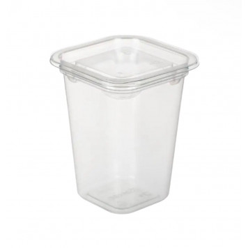 Креманка большая с крышкой 450мл 95*95*100мм