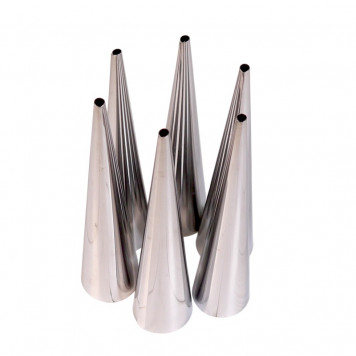 Конусы для выпечки трубочек 12см, 6шт