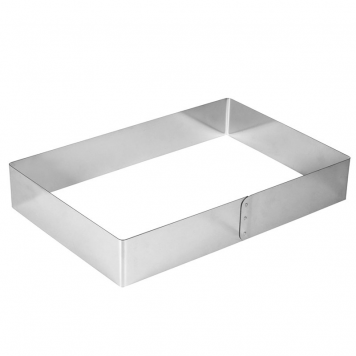 Прямоугольник для выпечки 30*40 см, h=5 см, без дна