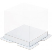 Коробка с пъедесталом 13*13*12 белая