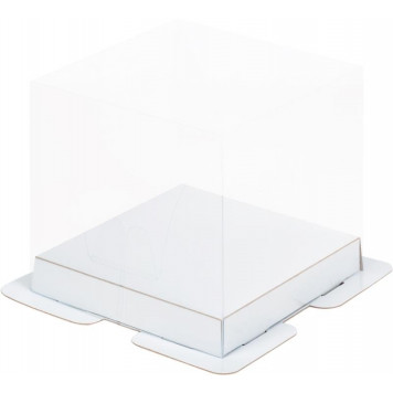 Коробка с пъедесталом 13*13*12 белая