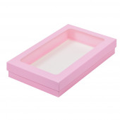 Коробка для клубники 25*15*4 розовая