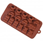 Форма силиконовая Игрушки 20*10, 15 ячеек