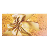 Конверт для денег "Золотой бант" 16,5 х 8 см