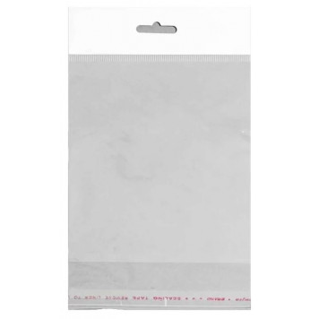 Пакет БОПП с клеевым клапаном 14 х 16/4 см, 30 мкм